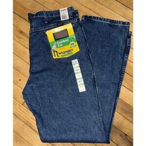 Wrangler 936 Slim Fit Cowboy Cut Blue Jeans Men's Denim Western